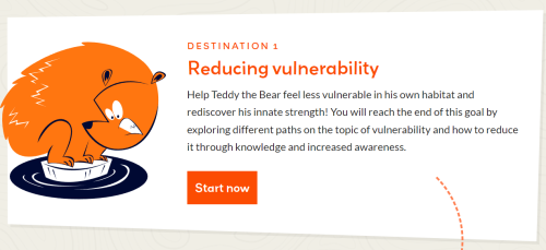 The first destination of Feel Safe, Reducing vulnerability