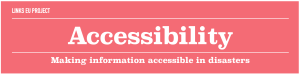 This is a photo of the header of the Citizens Handbook on Accessibility
